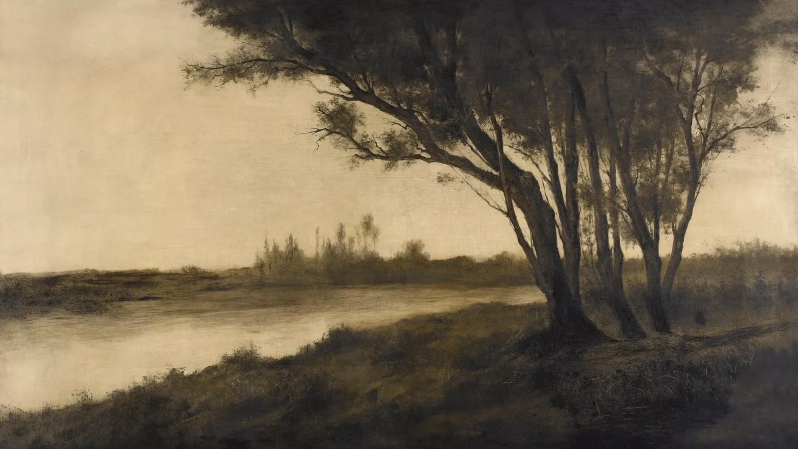 Landscape with Trees poster da apoloprints