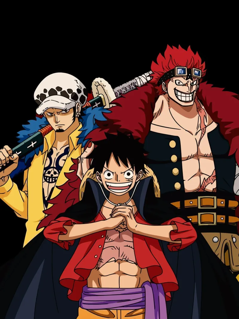 Three Bad Generations One Piece canvas met Baklijst van Dumery Art