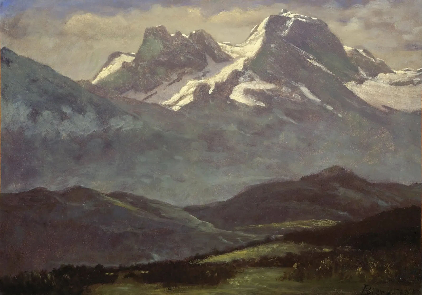 Snow Capped Mountains poster da apoloprints