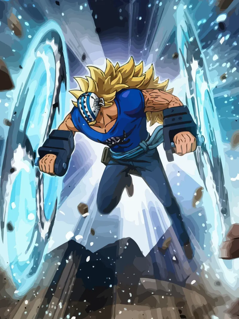 Killer One Piece canvas met Baklijst van Dumery Art
