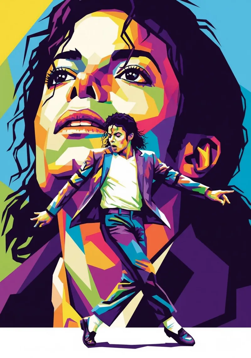 Stile Michael Jackson poster da Hantamrata