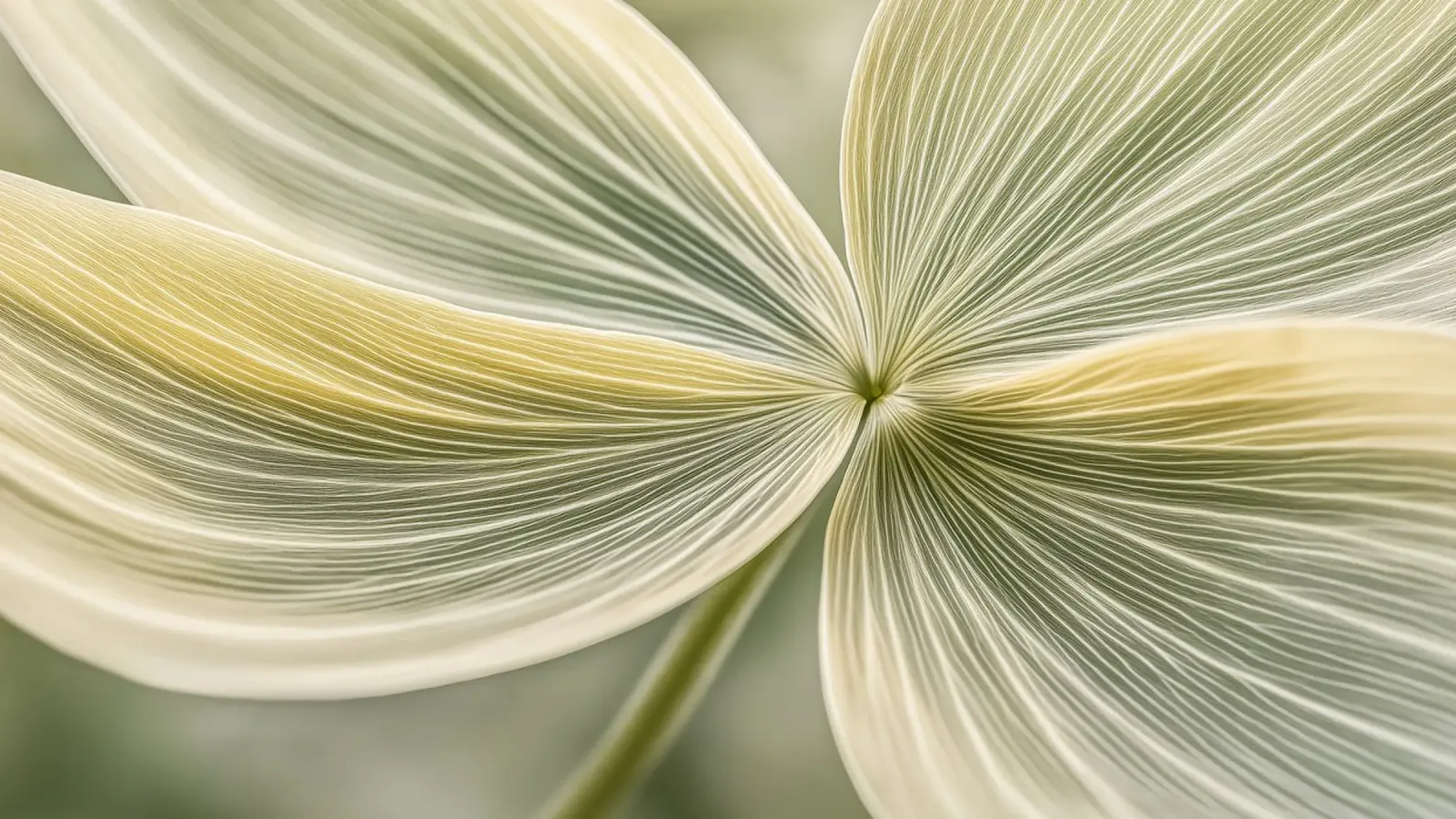 Bloemen abstract canvas met Baklijst van Imagine