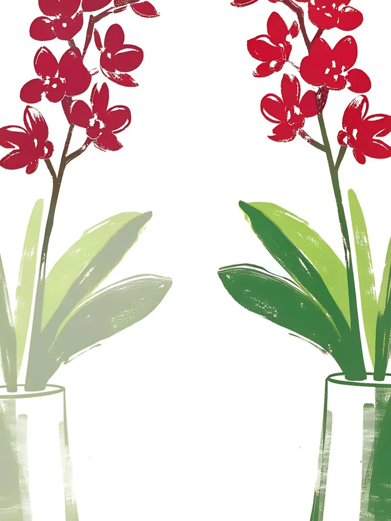 Fiore di orchidea poster con telaio in alluminio da PREKETEWE