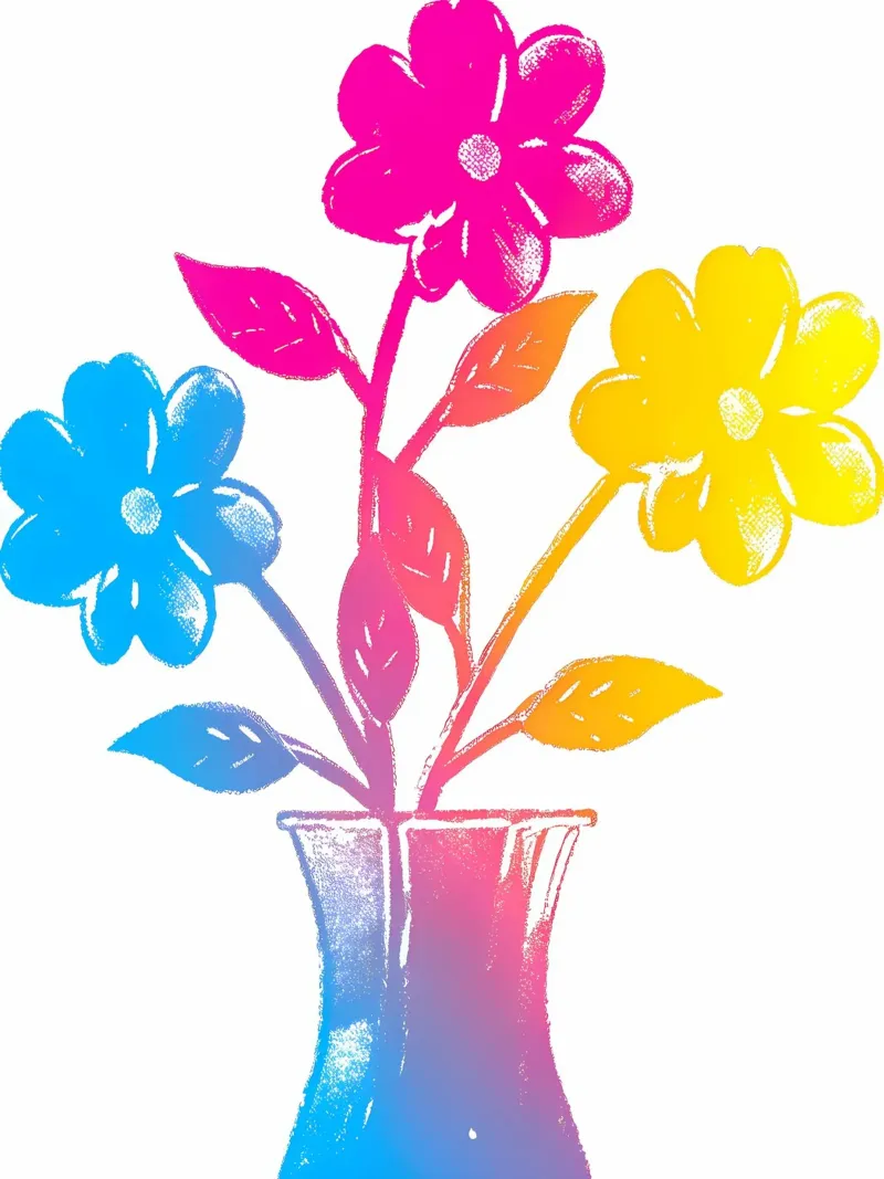 Margherite colorate poster da PREKETEWE