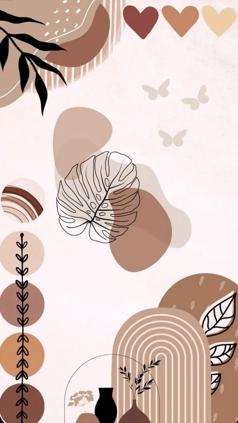 shape line nature tree poster da lily