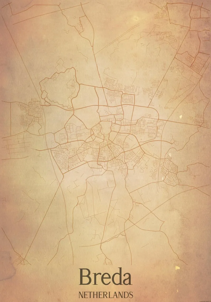 Breda NETHERLANDS poster da WorldPrint