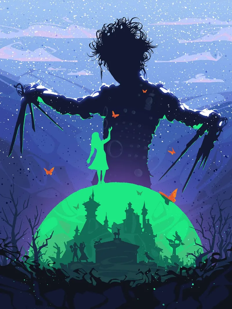 Edward mani di forbice l poster da Oscar Frazier