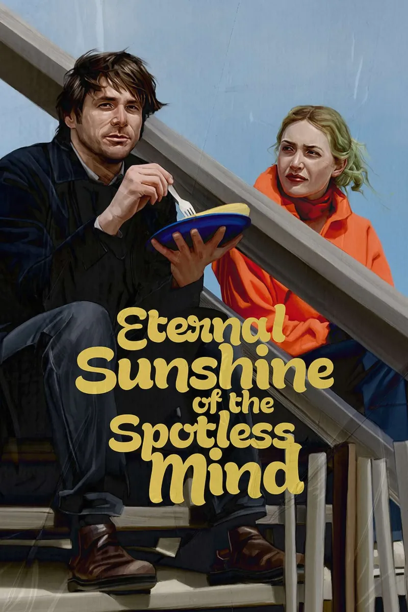 Eternal Sunshine of the Spotless Mind poster con telaio in legno da Oscar Frazier