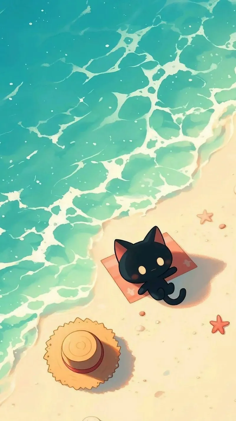 chill cat with hat tela con Cornice a cassetta da hamily