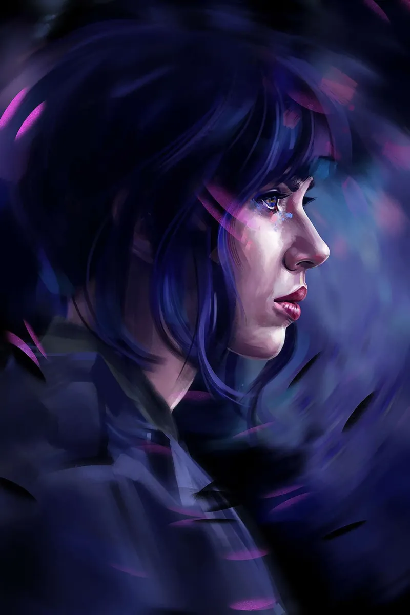 Ghost in the Shell di Dmitry Belov poster da Oscar Frazier