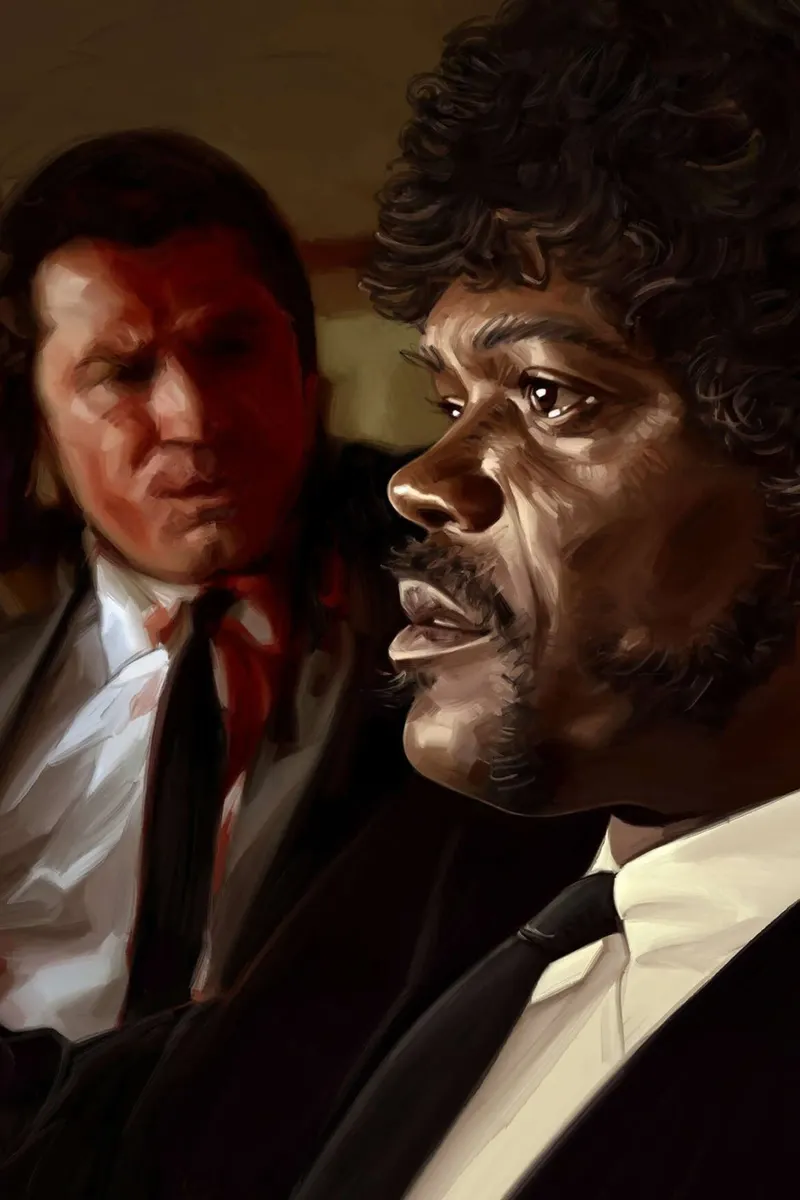 Jules e Vince, Pulp Fiction poster da Oscar Frazier