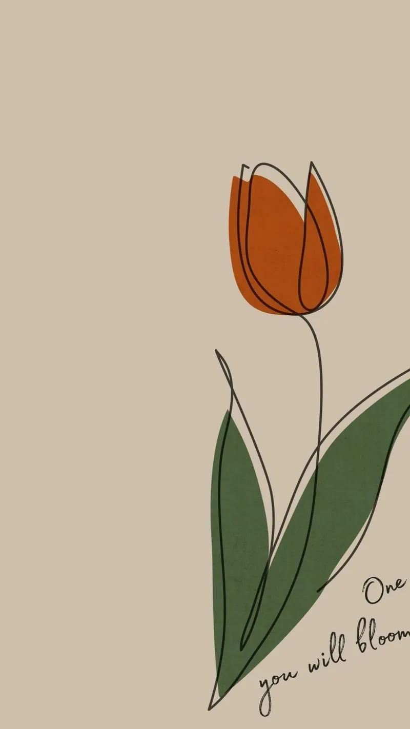 bloom flower poster con telaio in legno da huminity