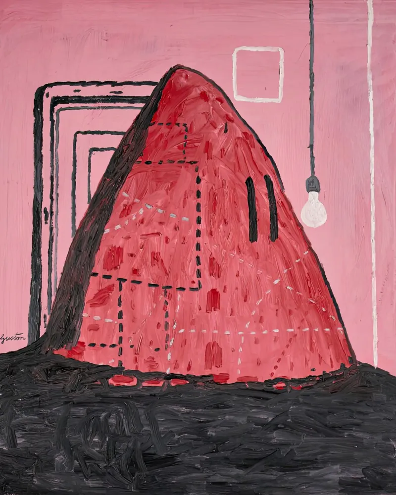 Gustons berouw 1969 canvas met Baklijst van Gundaiveshop