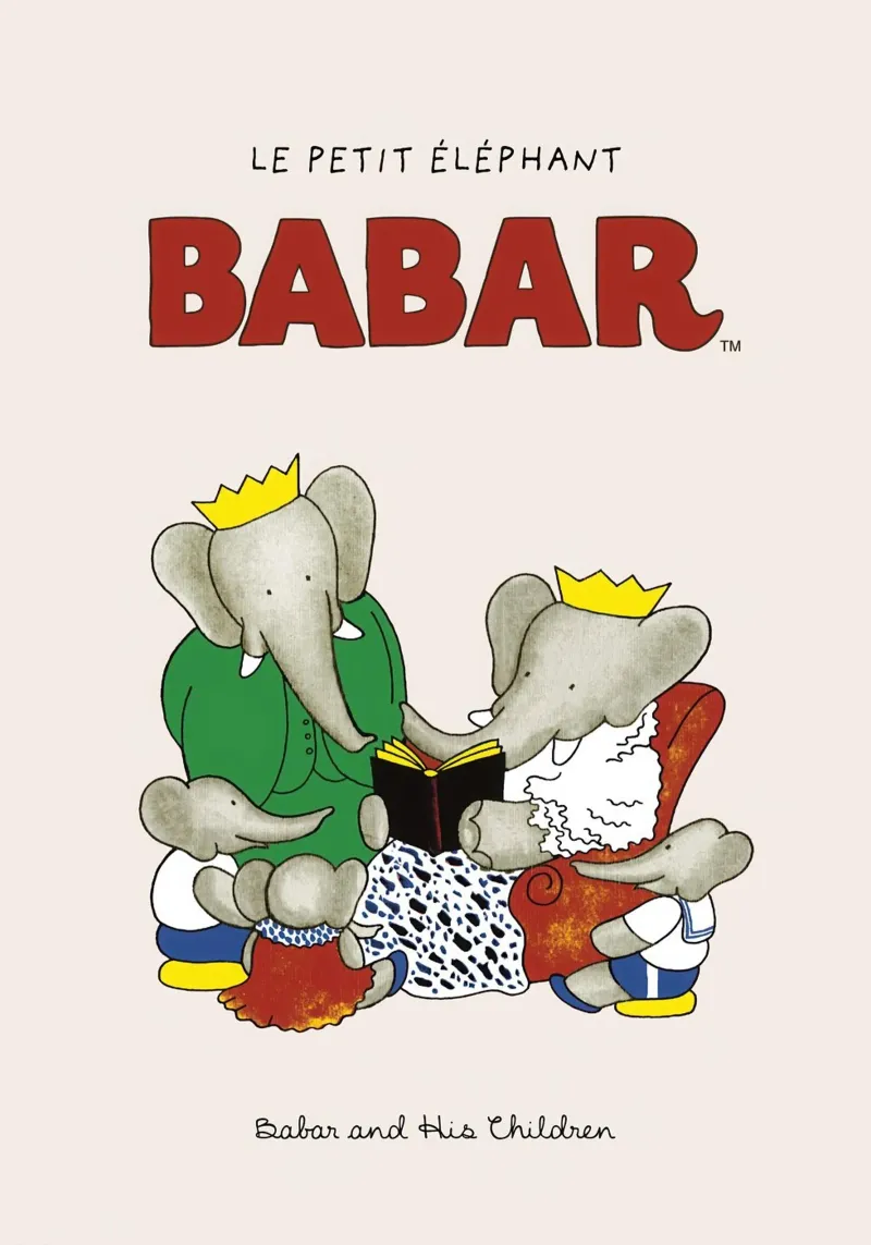 Babar - Babar e i suoi figli tela con Cornice a cassetta da muench benjamin