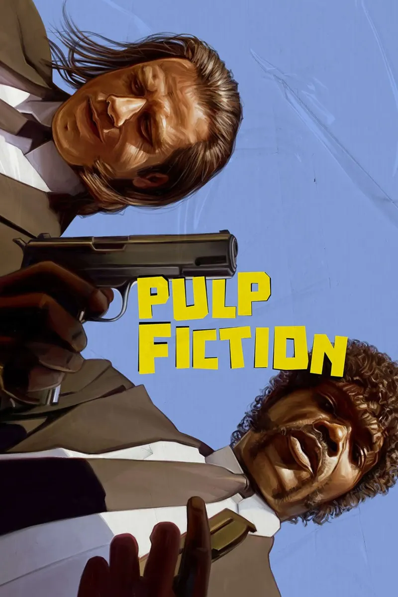 Pulp Fiction di Dmitry Belov poster con telaio in alluminio da Oscar Frazier