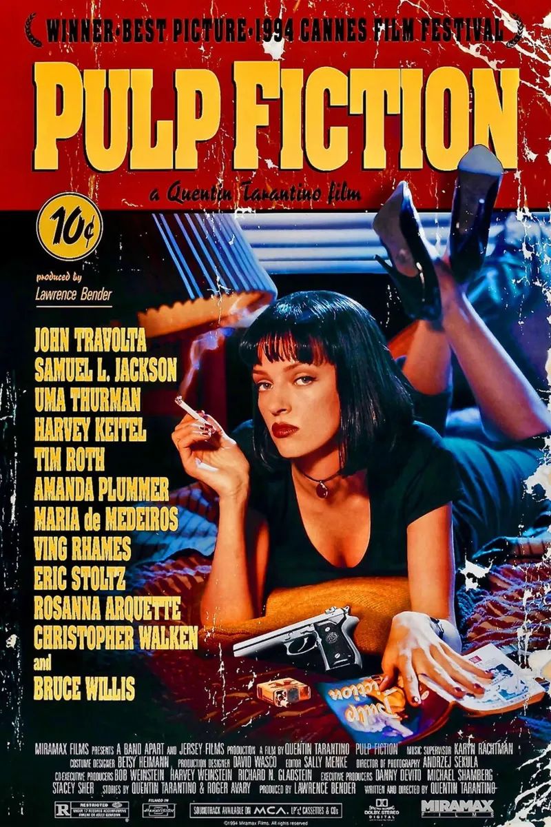 Pulp Fiction poster da Oscar Frazier