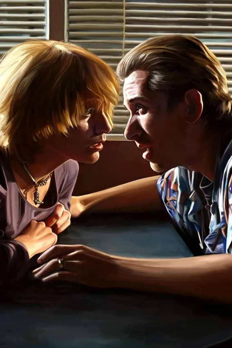 Coniglietto di zucca e miele, Pulp Fiction poster da Oscar Frazier