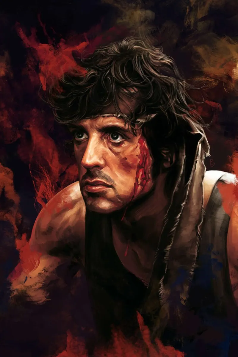 Rambo (Primo sangue) poster da Oscar Frazier