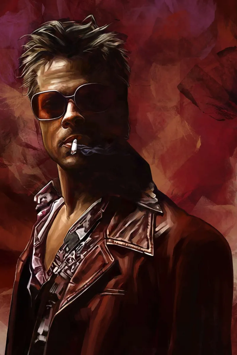 Tyler Durden di Dmitry Belov poster da Oscar Frazier
