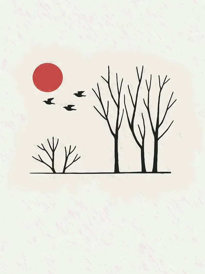 Paesaggio minimalista poster da William Taylor