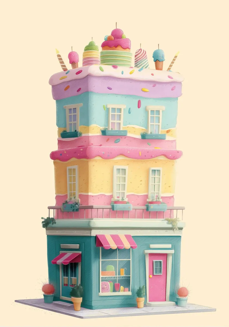 Ice Cream Dreamhouse poster da Kiara