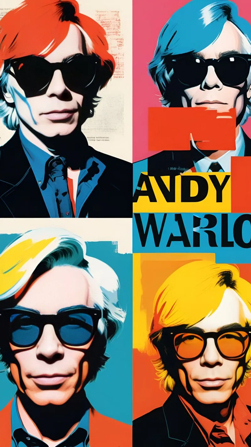 The Man Warhol Essentieel T-Shirt canvas met Baklijst van jamsa_ve