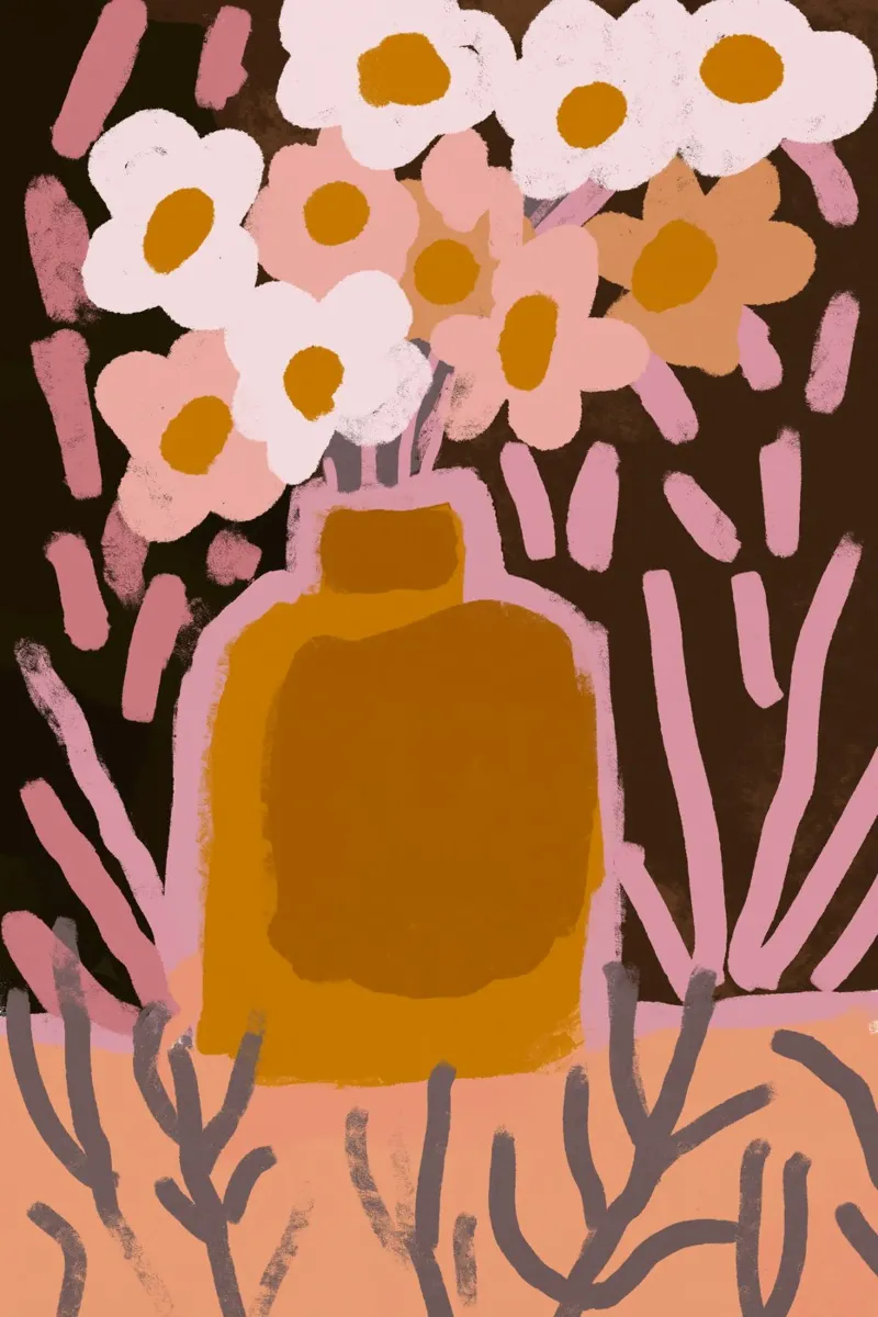 Pastel Flower Impression No 4 pellicola backlit da treechild