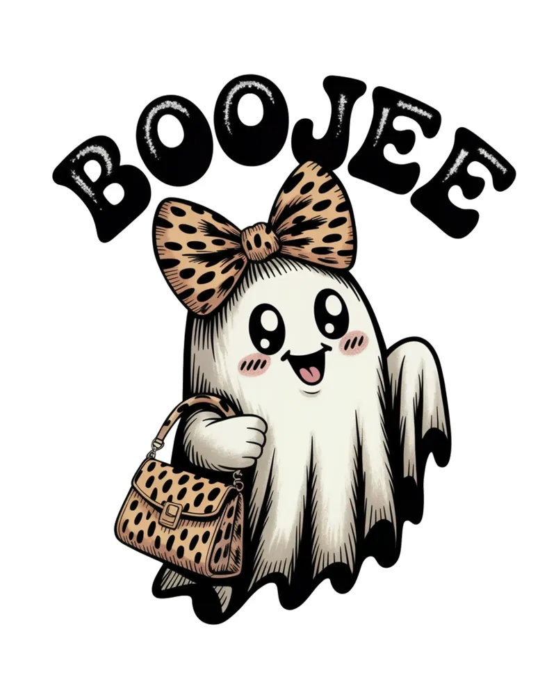BooJee Kawaii Ghost poster da Sasyall Graphics