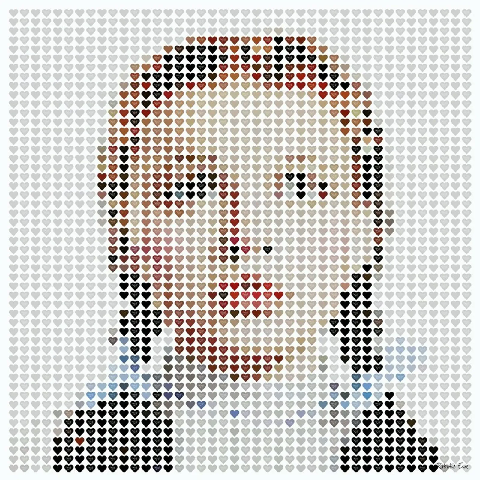 I Heart Dorothy Gale poster con telaio in alluminio da Robotic Ewe