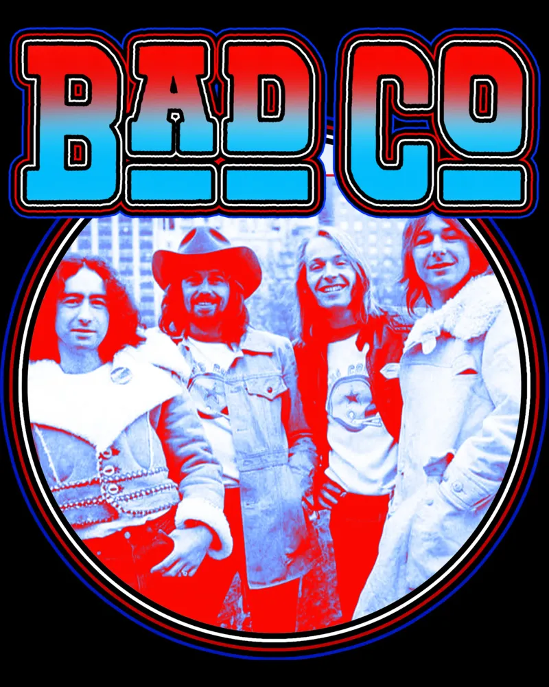 Grunge Hard rock Bad Company poster da igoshdesigns