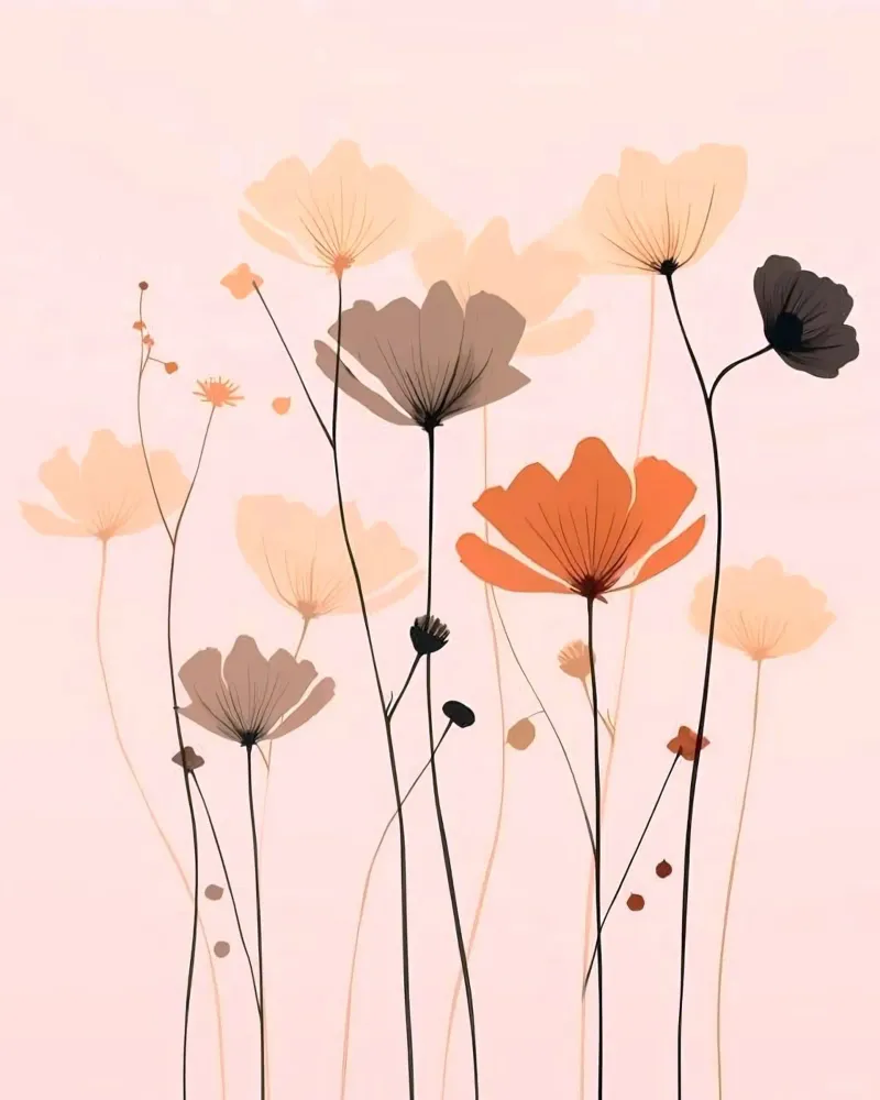 The flowers are in full bloom poster da mip of map
