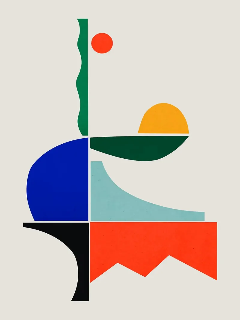 Collage armonioso poster da Fletcher M Henry