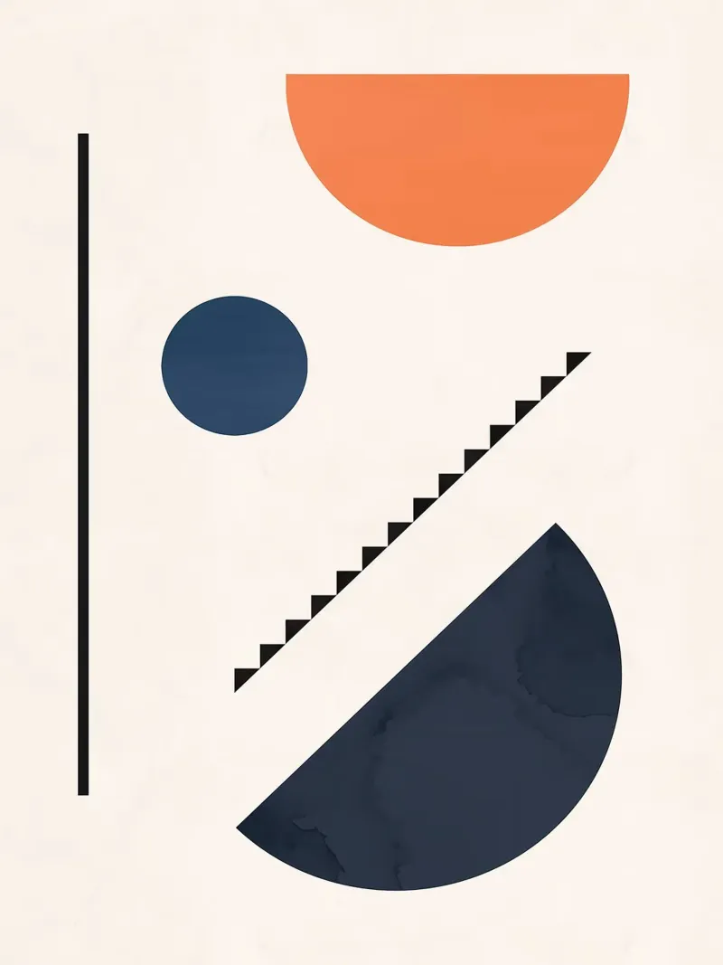 Forme geometriche poster da Leon B Feierabend