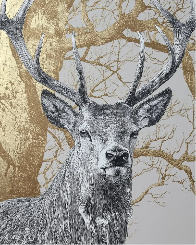 Cervo d'oro II poster da Wolkenlos