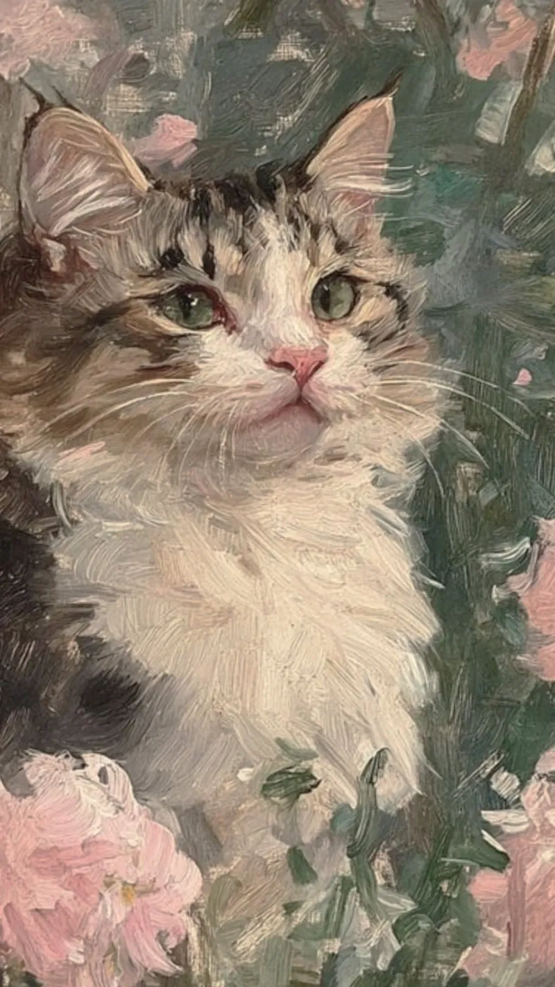 posture art cat tela con Cornice a cassetta da chaodays