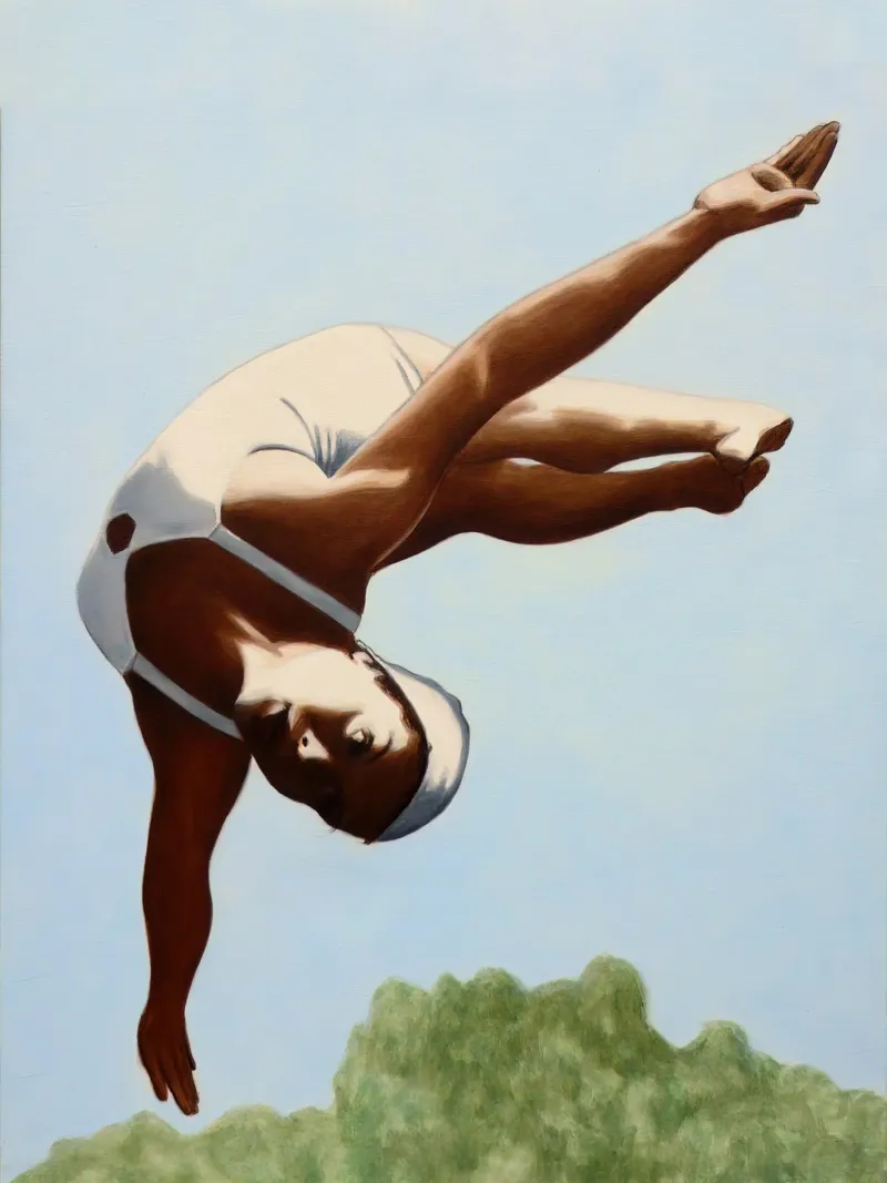 Tuffatore sopra le cime degli alberi - Sarah Morrissette poster da Rachelwhell