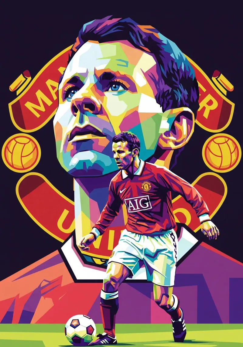 Ryan Giggs in prima serata poster da Hantamrata
