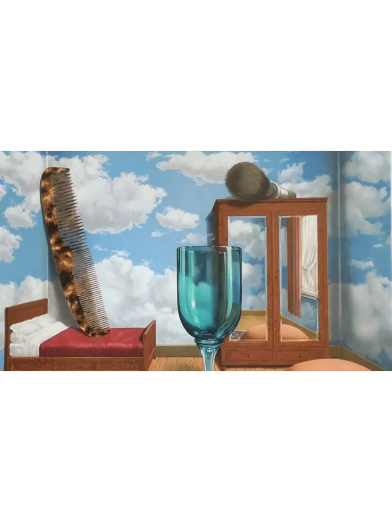 Rene Magritte e and The Birth of Surrealism canvas with Floater frame by Corene Morar
