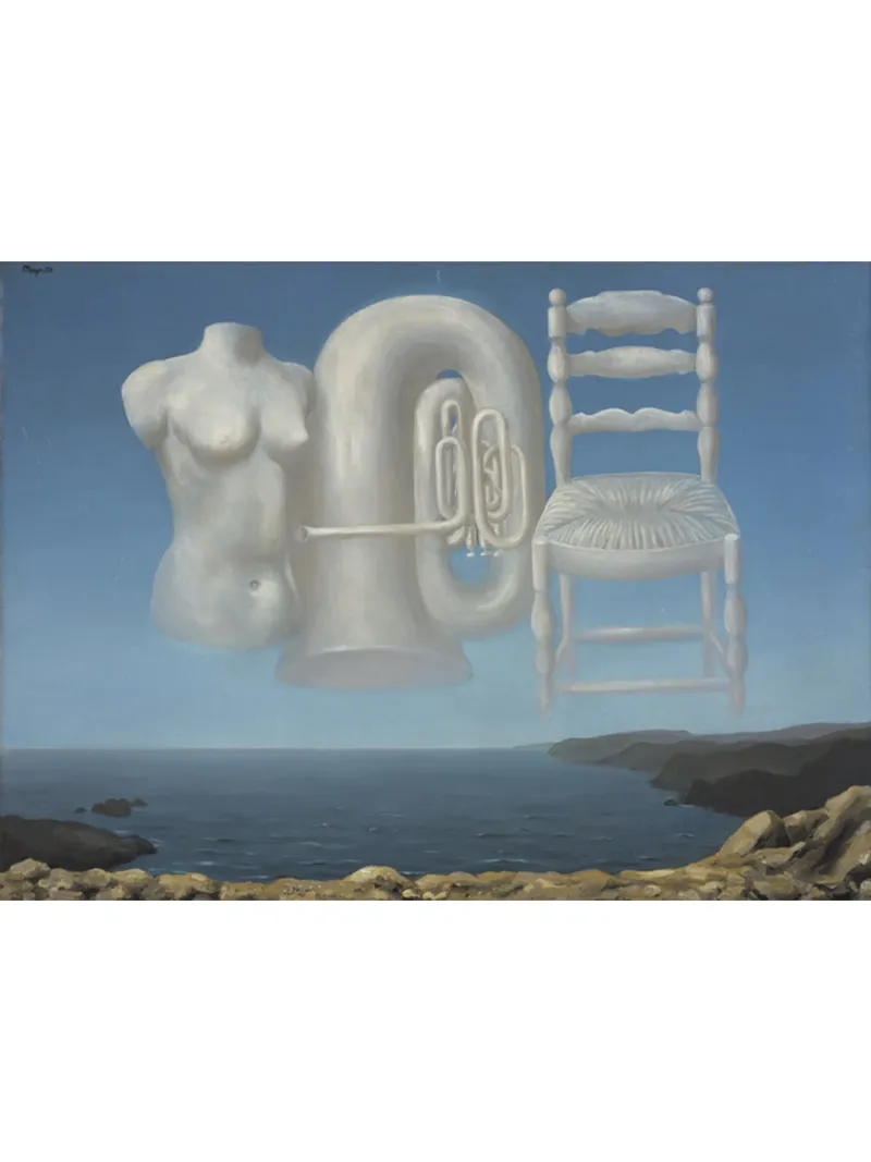 Le Temps Menaçant (Tempo minaccioso) di René Magritte poster da Corene Morar