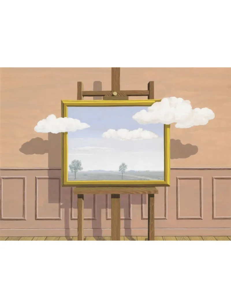 Rene Magritte L'ancora di salvezza poster da Corene Morar