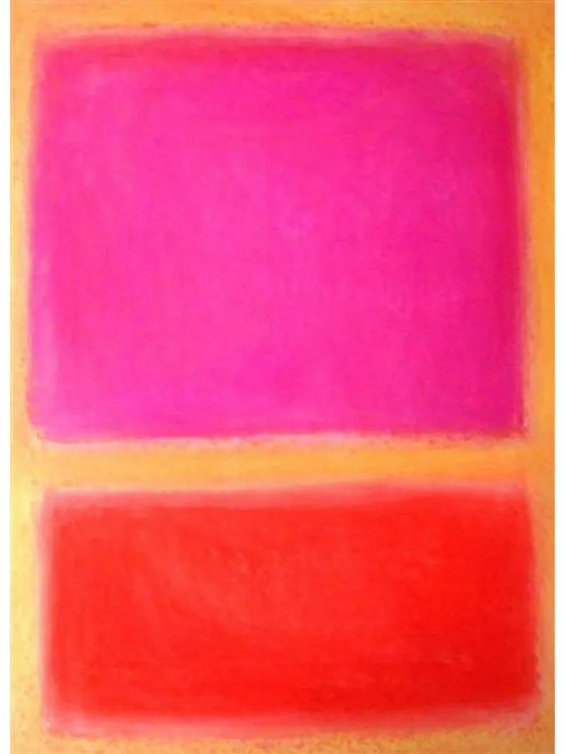 Sin título - Mark Rothko lienzo con Marco flotante de Fredrick Miller