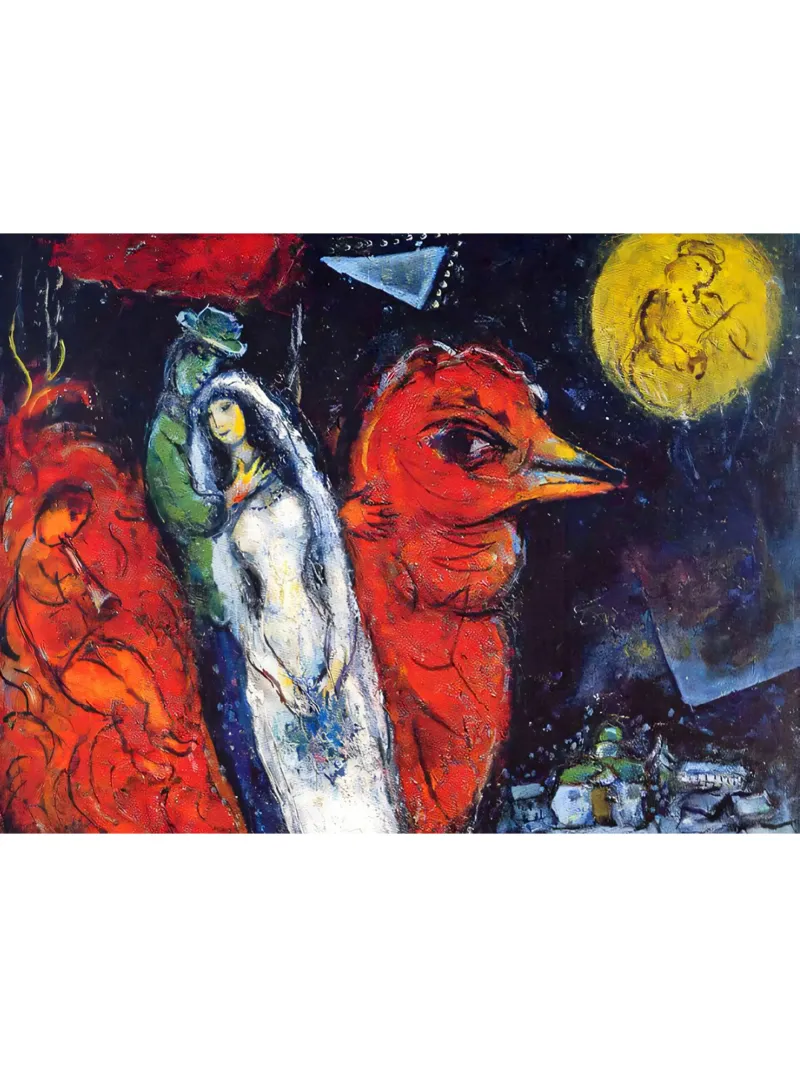 Marc Chagall art collection canvas with Floater frame by Cindy Cronin