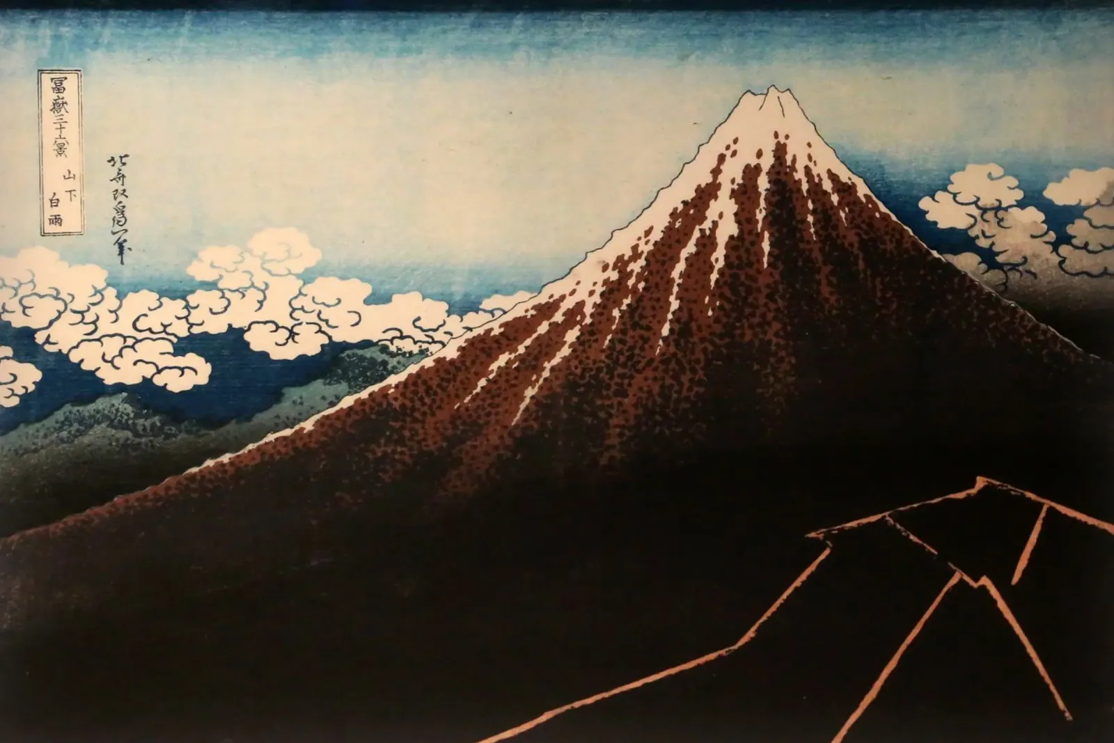 Thunderstorm Beneath the Summit canvas with Floater frame by Yorke Studio