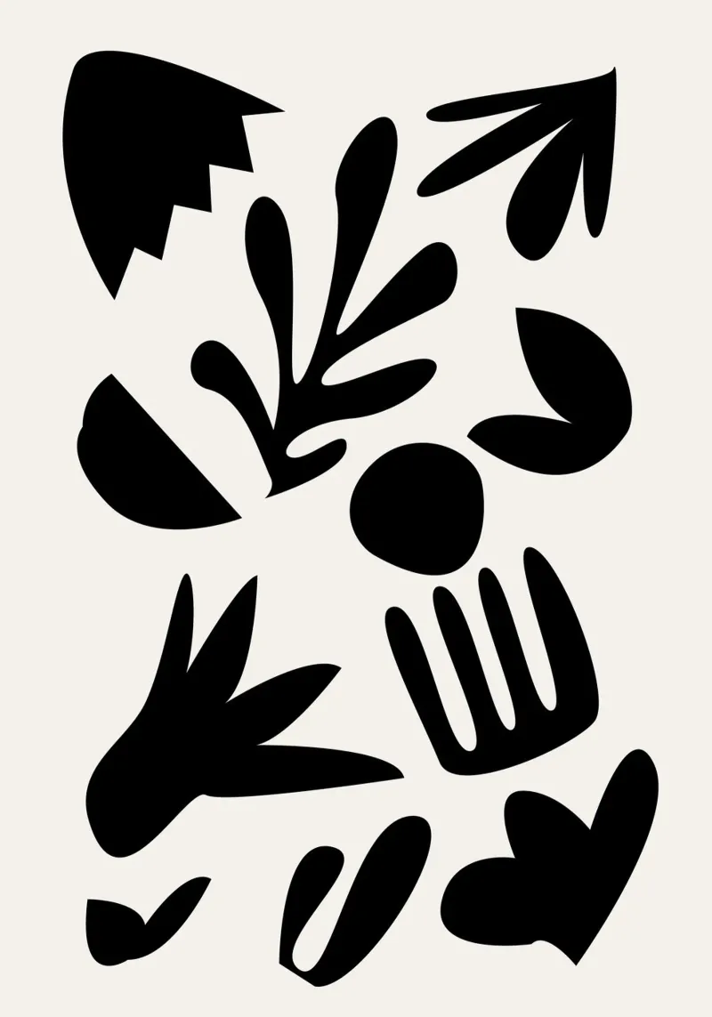 Botanici scuri poster da Rose Beck Art