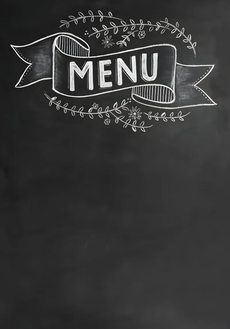 MENU poster da Type & Tape