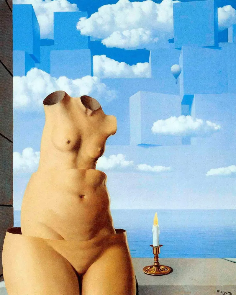 René Magritte - Delusioni di grandezza (1967) poster da Classic Art Prints