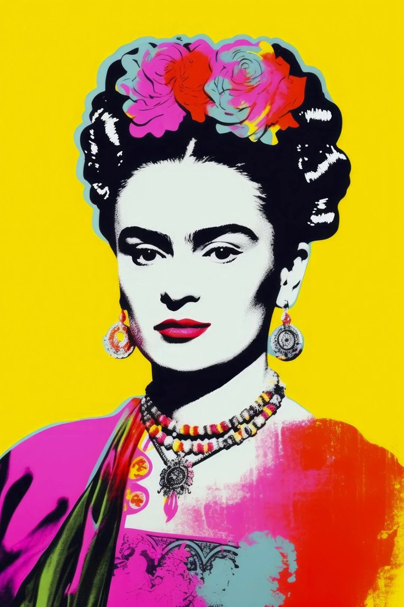 Oh Frida No 2 Poster von treechild