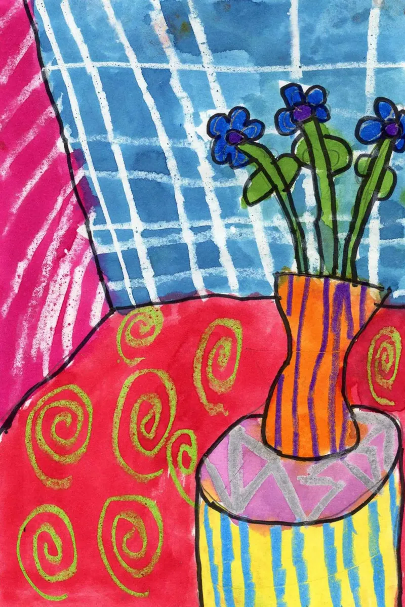 vaso di fiori di trifoglio poster con telaio in legno da briyan shop