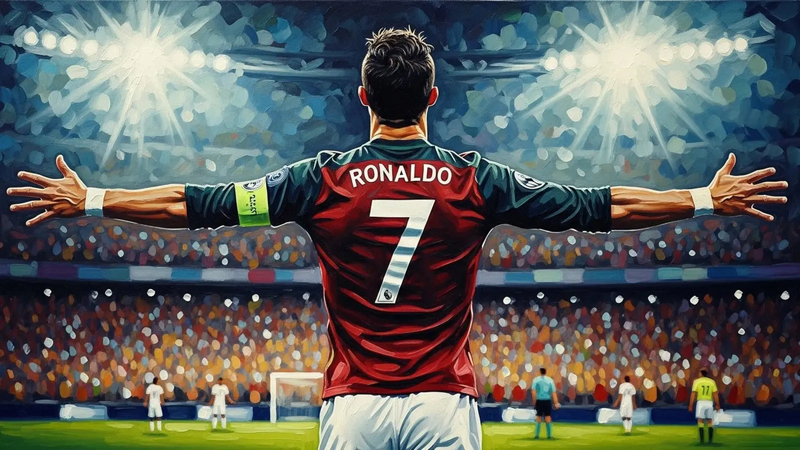 Cristiano Ronaldo CR7 tela con Cornice a cassetta da Voxel Visionaries