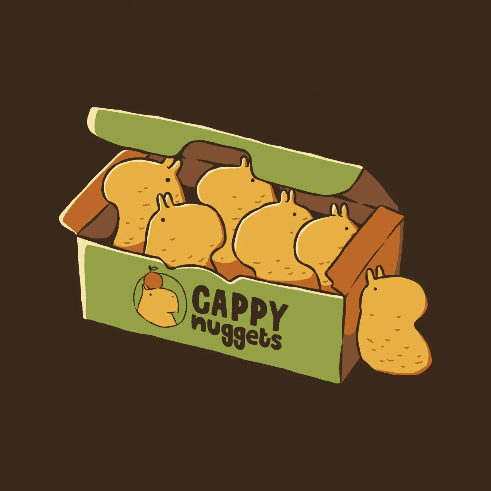 Cappy Nuggets tela con Cornice a cassetta da Tobe Fonseca